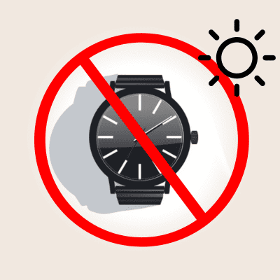 Automatikuhren aufbewahren: Die Uhr vor UV-Strahlung schützen