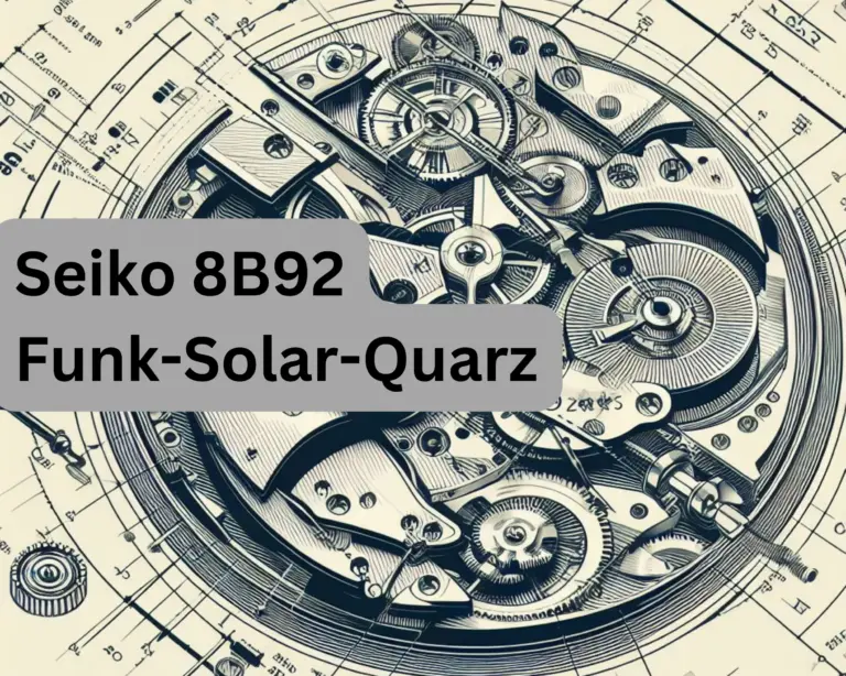 Seiko 8B92: Quarzuhrwerk mit Funk und Solar Funktion