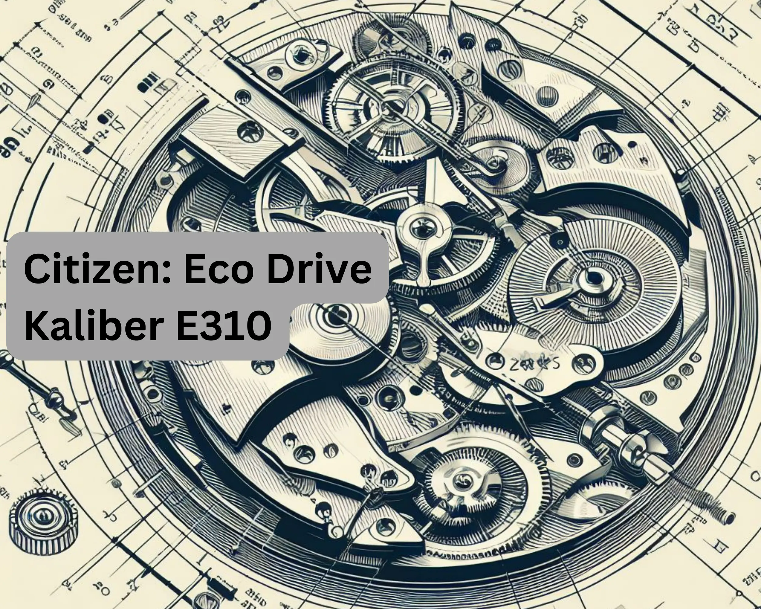 Das Citizen E310 Eco Drive Uhrwerk mit ewigem Kalender