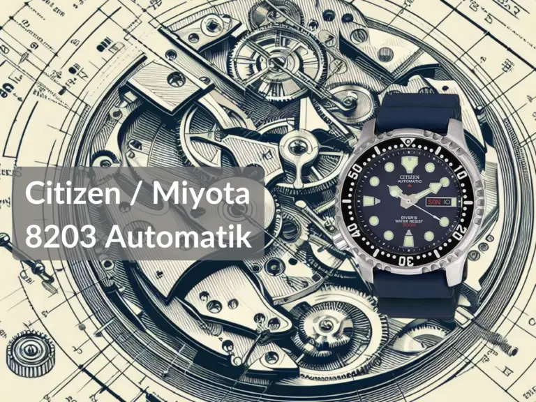 Citizen/ Miyota 8203: Ein robustes Automatikuhrwerk