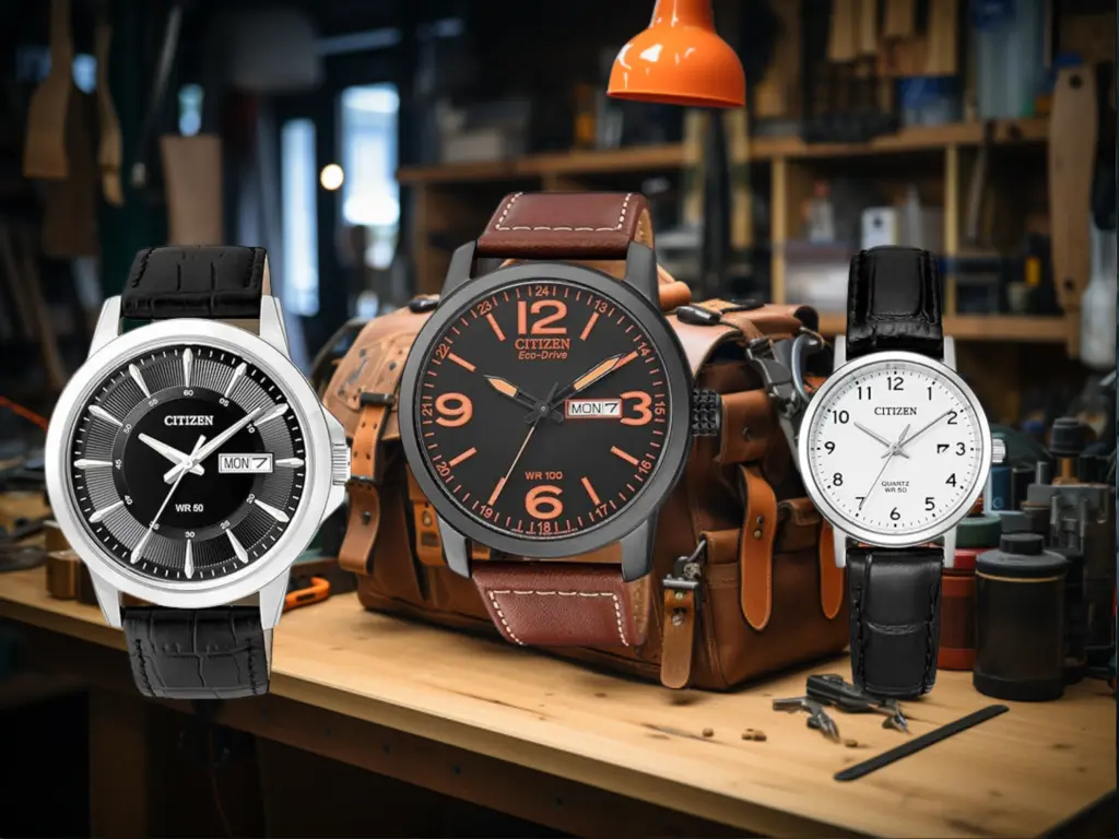 Leather Kollektion von Citizen