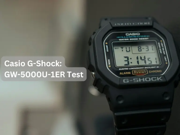 Casio G-Shock GW-5000U-1ER Test – Die Digitale Solar Funkuhr
