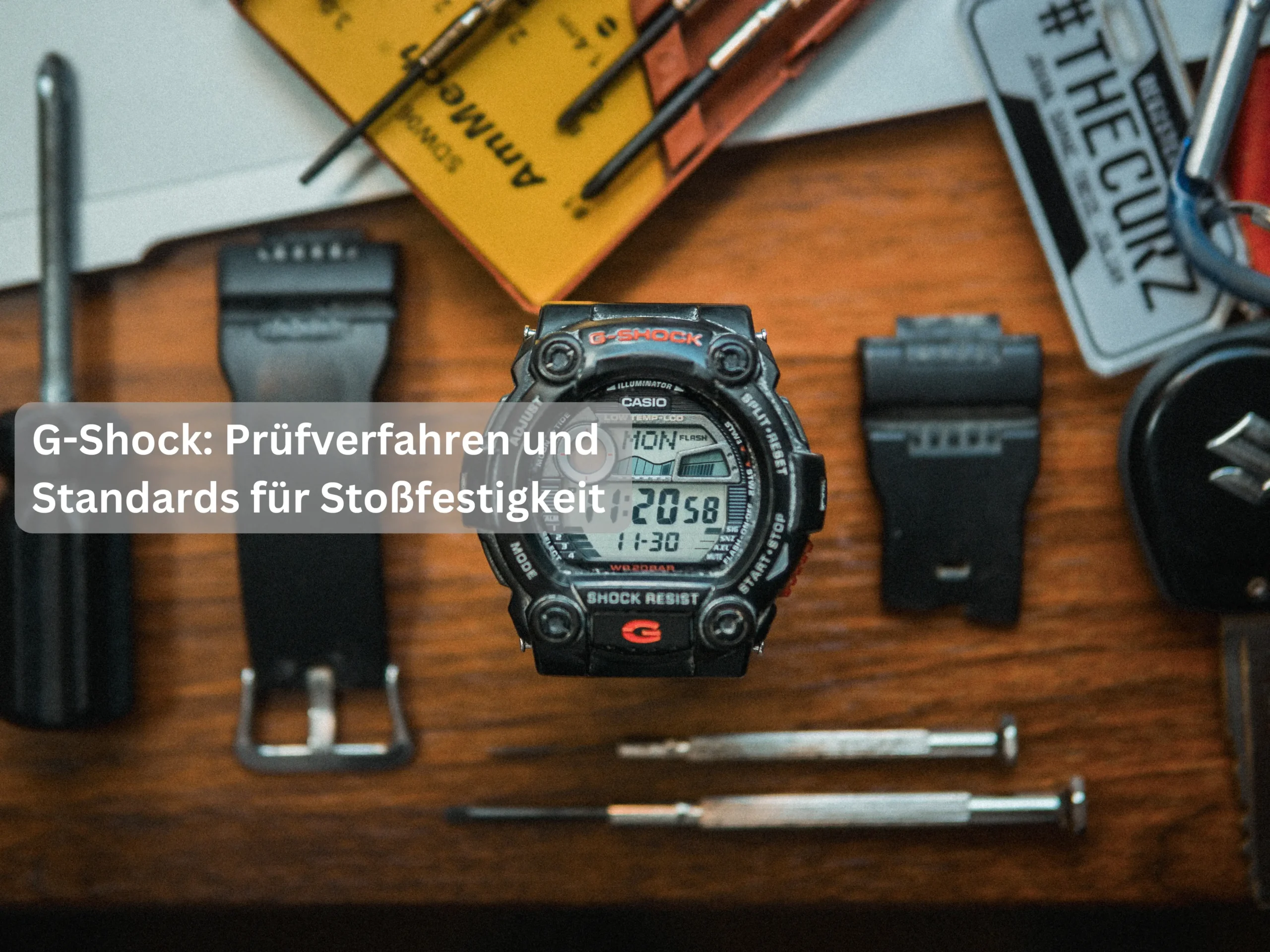 Casio G-Shock Stoßfestigkeitstest: Ingenieur prüft robuste Uhr nach Falltest aus 10 Metern Höhe